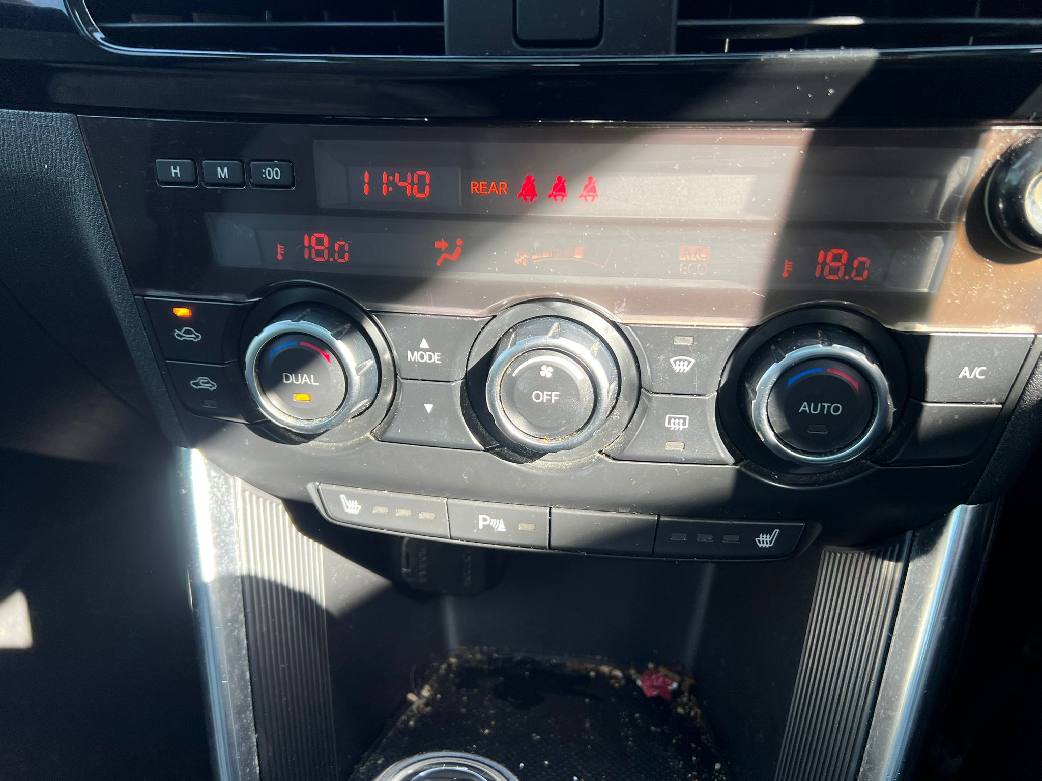 2012 MAZDA CX5 KE HEATER/AC CONTROLS
