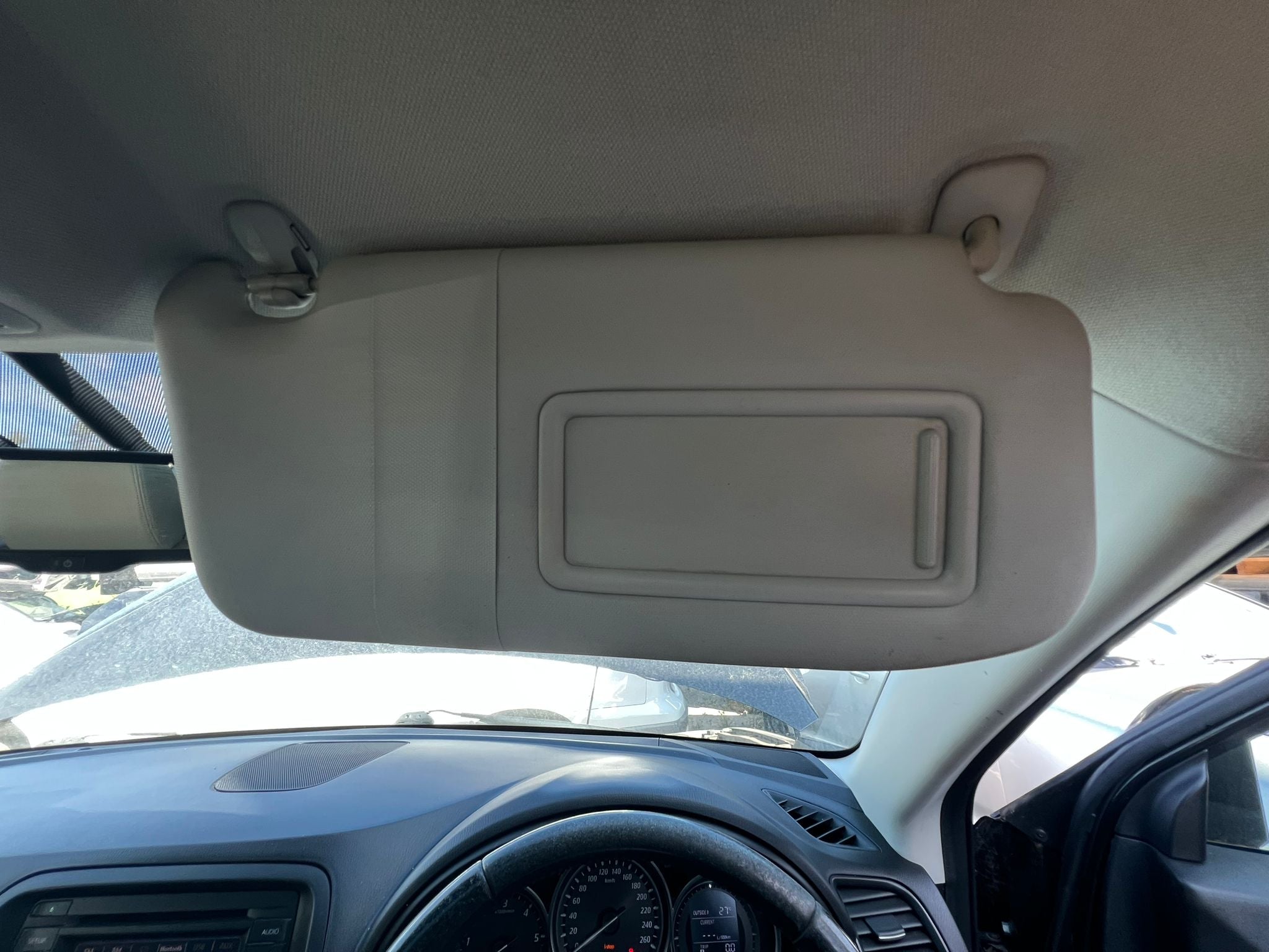 2012 MAZDA CX5 KE LEFT SUNVISOR