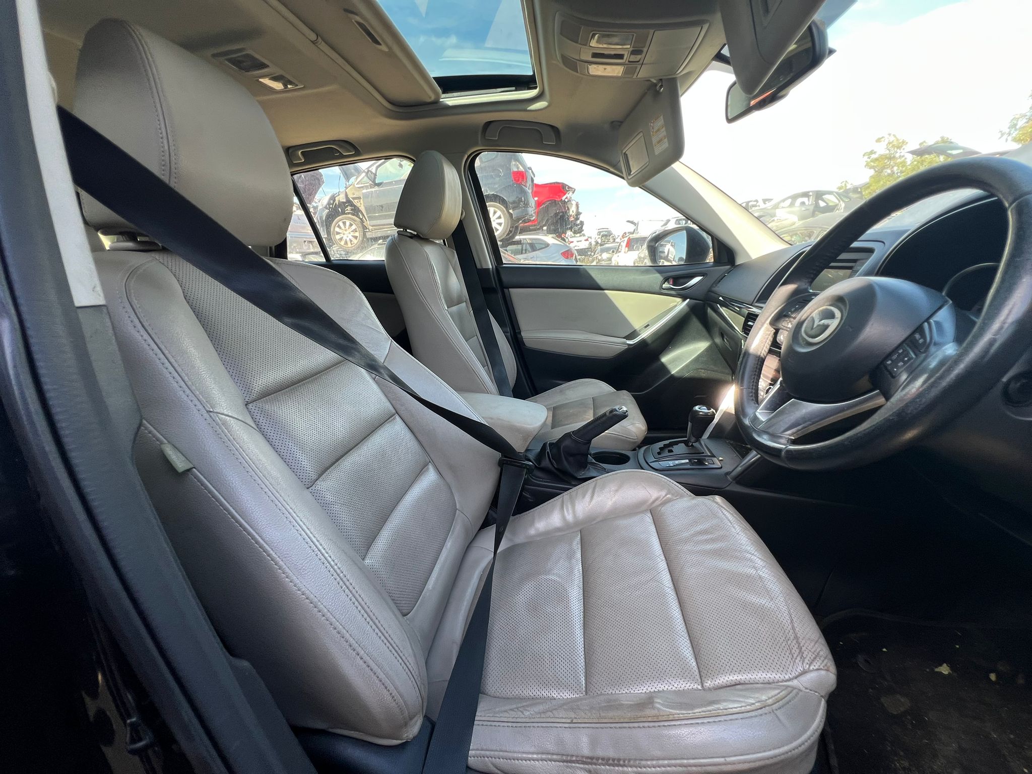 2012 MAZDA CX5 KE LEFT FRONT SEATBELT