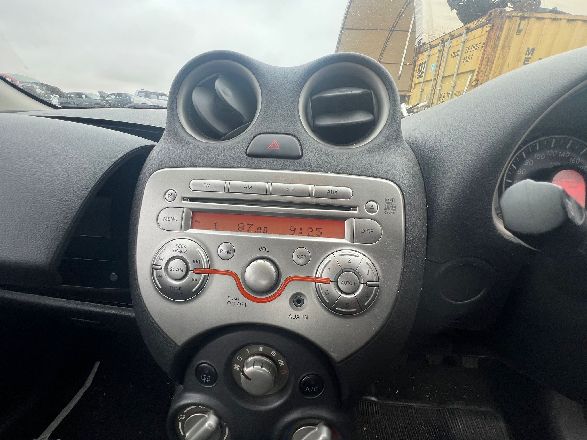 2013 Nissan Micra K13  Heater/AC Controls